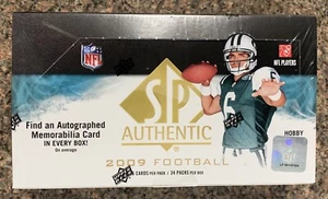 2009 Upper Deck SP Authentic Football Hobby Box Factory Sealed 24 Packs - Picture 1 of 1