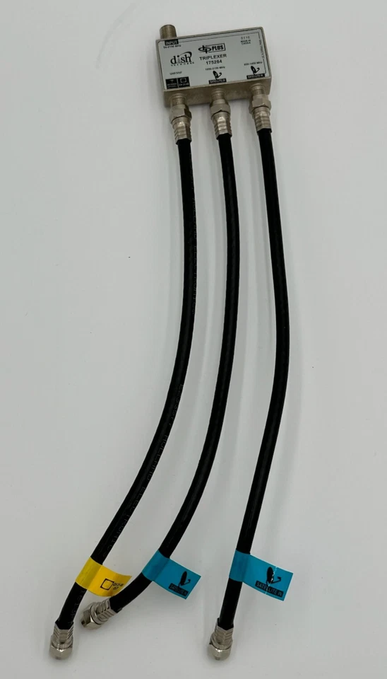 Dish Network DP PLUS TRIPLEXER 175284 Splitter with Cables - Image 1 of 1