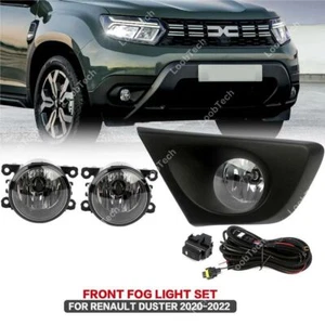 Halogen Fog Light Bumper Frame Cover Daytime Running Light For Renault Duster - Picture 1 of 11