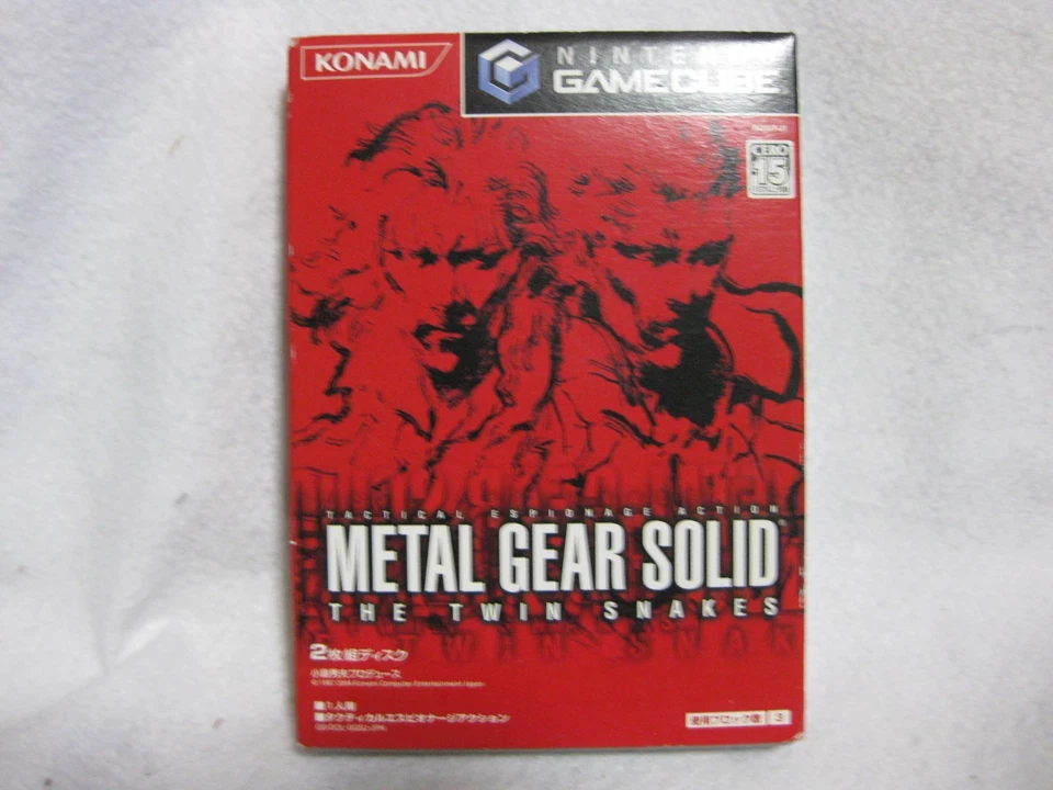 Metal Gear Solid The Twin Snakes Game Cube Nintendo Japan Official - Image 1 of 2