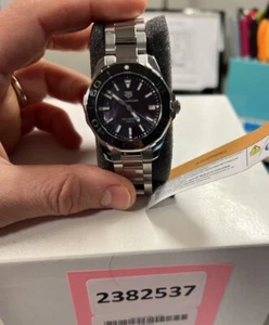 TAG HEUER Aquaracer WAY131K.BA0748 Ceramic Bezel Quartz Watch New Display Model - Picture 1 of 2