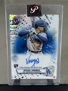 MIGUEL VARGAS - 2023 Topps Pristine Auto - 27/75 Jersey Match 🔥 Rookie RC - Picture 1 of 5