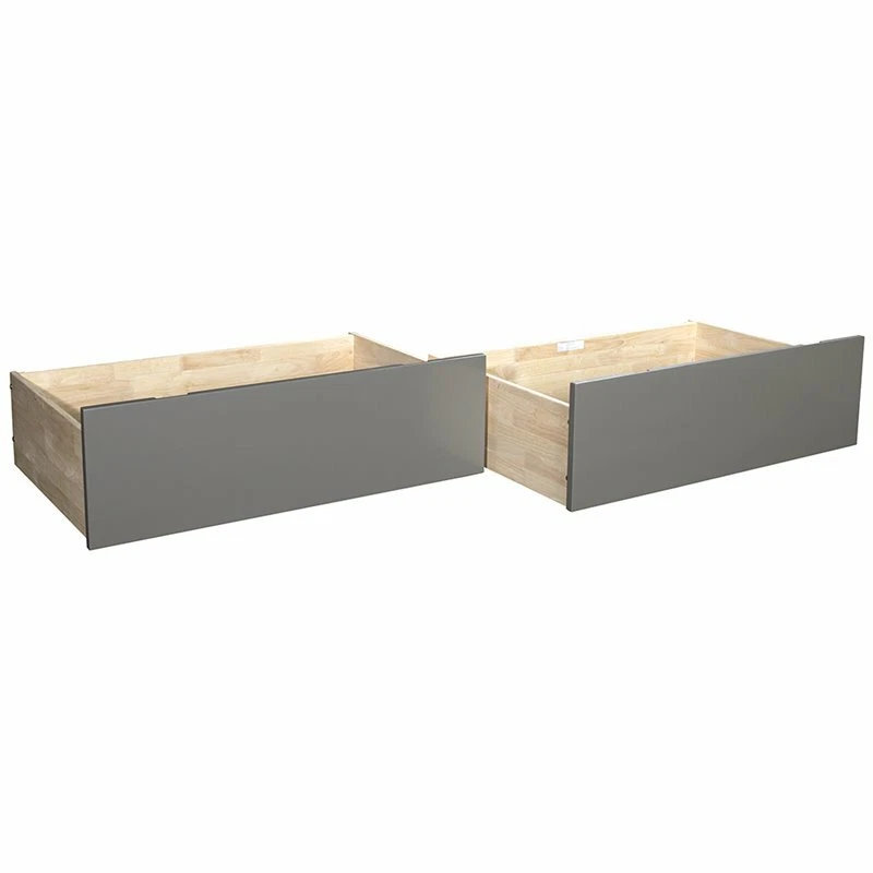 Cajón cama Atlantic Furniture Urban Queen King en gris (juego de 2) Foto 1 de 1