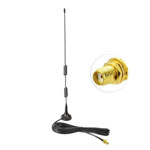 Bingfu Handheld Two Way Radio Magnetic Base SMA Female Antenna 10ft for Kenwood - Zdjęcie 1 z 12