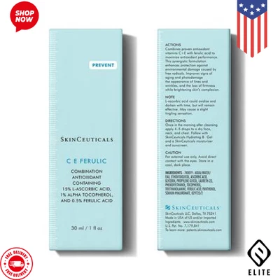 SkinCeuticals C E Ferulic With 15% L-ascorbic Acid Serum - 1 fl oz- New in  Box - Image 1 of 2