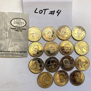 San Francisco 49ers damals und heute 1994-95 Sammlermünzen 15 von 20 Lot #4 - Bild 1 von 6