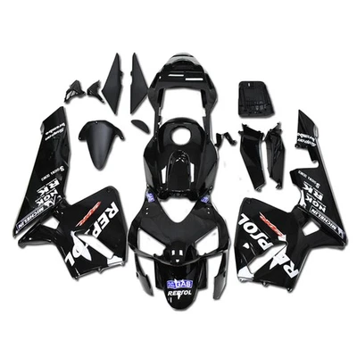 FKA 注塑塑料黑色 Repsol 整流适合本田 2003 - 2004 CBR600RR m054 — 第 1/4 张图片