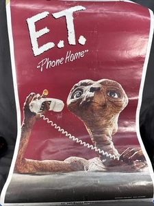 E.T. EXTRATERRESTRIAL MOVIE CHARACTER VINTAGE POSTER 1982 34” X 23” - Bild 1 von 10