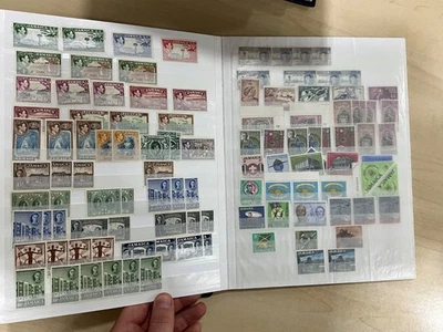 Ямайка марок большой лот новом stockbook и карты a-d16 - Изображение 1 из 4