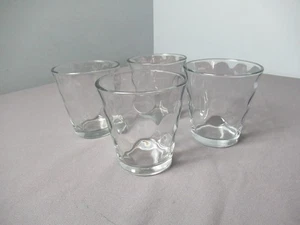 Anchor Hocking 4 New MCM Style Tumblers - Coin Polka Dot Glasses - 12 Oz - j5 vh - Picture 1 of 5