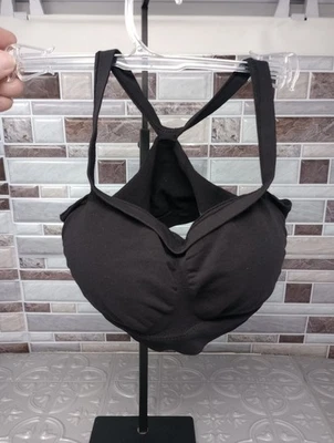 Hanes HC98 Comfort Flex Fit Bra X741 Black Women's M Pullon Barlette Bra  - Image 1 of 4