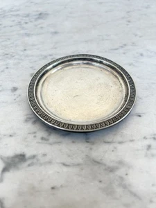 ANTICO PIATTINO ARGENTO PUNZONATO 800 OLD SILVER PLATE - Foto 1 di 5