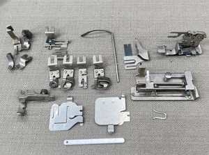 Vintage Geist Nähmaschinenaufsätze Konvolut - Nähfüße, Platten & mehr - Bild 1 von 9