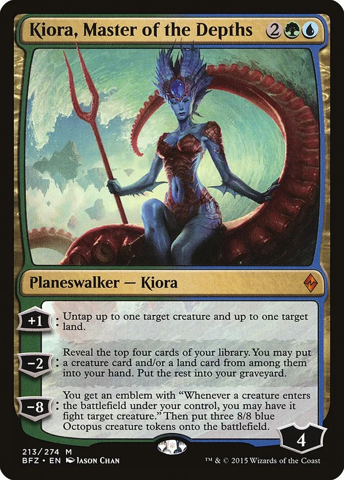 Kiora, Master of the Depths - 213 / English / Lightly Played - Image 1 of 1