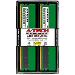 64GB 2x 32GB DDR5-4800 Supermicro H13SAE-MF H13SRE-F Memory RAM - Picture 1 of 6