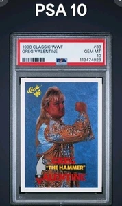 #33 Greg The Hammer Valentine Gem Mint PSA 10 Card - Picture 1 of 2