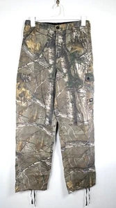 Walls Camouflage Hose Herren Medium 34x32 Real Tree Hunting verstellbarer Kordelzug - Bild 1 von 5