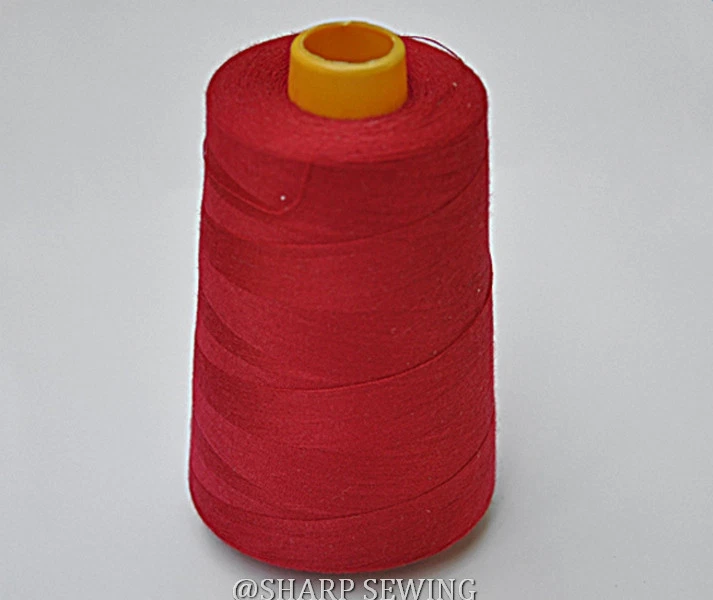 1 SPOOL MARS RED 100%  POLYESTER SERGER QUILTING THREAD T27 6000 YARDS #616 - Image 1 of 1