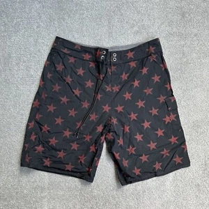 CARHARTT Herren Badehose Badeshorts M Beach Shorts Sternen Logo 12315 Schwarz - Bild 1 von 6