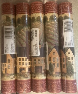 Papel pintado 5 Raymond Waites Border 30662010 Wine Folk Country Village granja 5 yardas Foto 1 de 4