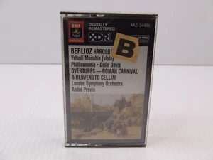 Hector Berlioz - Harold in Italy and Two Overtures (Cassette) Andre Previn - Picture 1 of 3