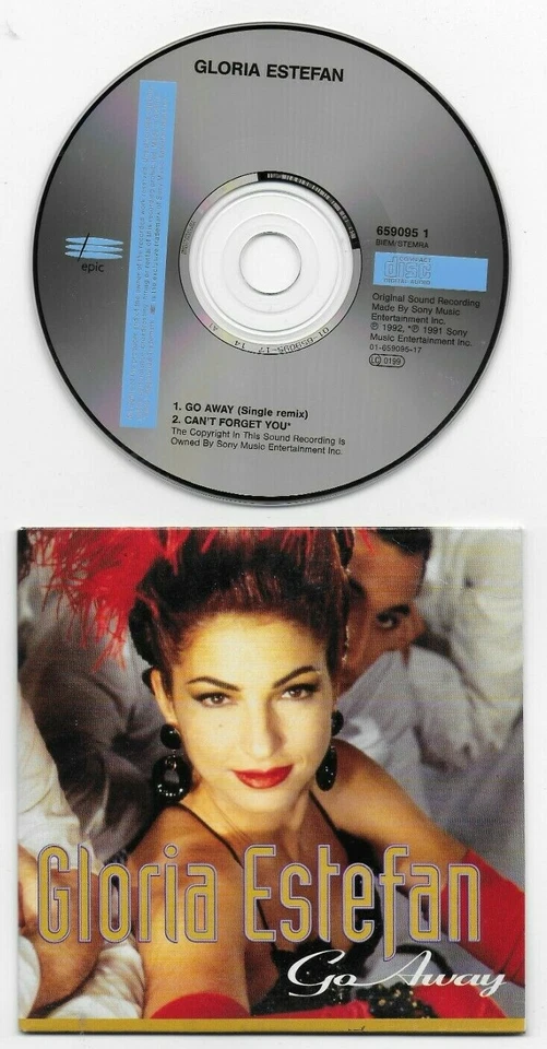 GLORIA ESTEFAN GO AWAY SINGLE REMIX CD SINGLE FROM SPAIN, NEVER PLAYED - Image 1 of 1