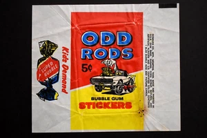 1969 DONRUSS *ODD RODS* WAX WRAPPER HTF - Picture 1 of 2
