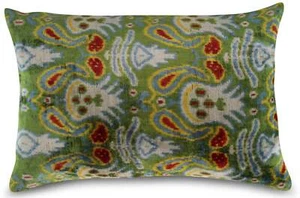 Canvello Super High Quality Handmade Silk Velvet pillow - 16x24 in - Picture 1 of 10