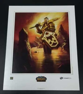 WoW World of Warcraft ArtWork 2007 UDE Limited Edition - Human Paladin - Imagen 1 de 1