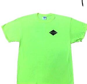 * NEW * SKILSAW SIDEWINDER XL X LARGE HIGH VIS VISIBILITY GREEN YELLOW T SHIRT - Picture 1 of 2