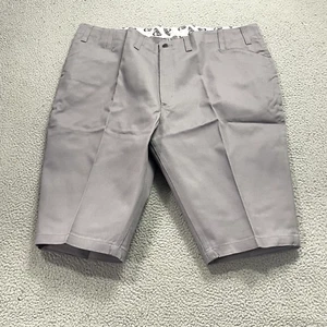 NWT Vintage Ben Davis Shorts Mens 50 Light Gray 14" Inseam Skater Workwear USA - Picture 1 of 10