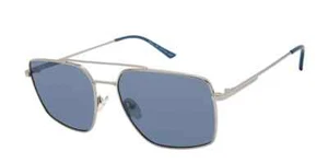 Gafas de sol polarizadas plateadas/azules para mujer Prive Revaux - Imagen 1 de 3