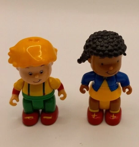 PBS Kids Caillou and Friends Leo & Clementine 2.5" Lot Of 2 Action Figure Toy Cover