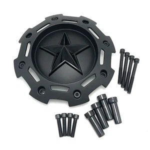 KMC XD Series Matte Black Wheel Center Hub Cap for XD811 RS2 Rockstar II - Picture 1 of 9