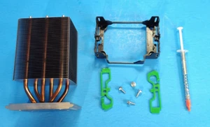 Dell PowerEdge SC420 OptiPlex GX280 Dimension 4700 Desktop CPU Heatsink +Bracket - Picture 1 of 3