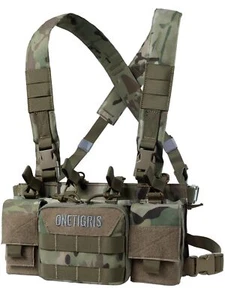 Vulture Chest Rig, MOLLE Chest Rigs Tactical Chest Rig Dangler Pouch Utility ... - Picture 1 of 8