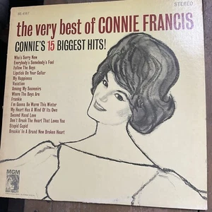 The Very Best of Connie Francis/MGM STEREO/EX/ VG Poly Album Sleeve - Picture 1 of 4
