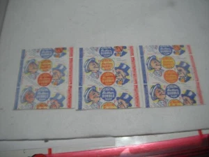 Bergen's Better Bubble Gum Lot of 3 Wrappers-Charley McCarthy & Mortimer Snerd - Picture 1 of 2