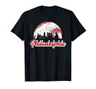 Vintage Philadelphia Skyline Retro Philly Cityscape T-Shirt