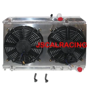 SPAWON Aluminum Radiator + Fan Shroud fit Mazda RX-8 GS GT Shinka R2 02-08 AT MT - Picture 1 of 7