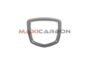 Cover cornice emblema post carbon Abarth 595-695/ Rear emblem frame cover carbon - Picture 1 of 3