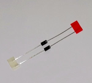 2 Dioden zum Entkoppeln der Kontrollleuchte, Sperrdioden für LED Blinker HAYM - Bild 1 von 1