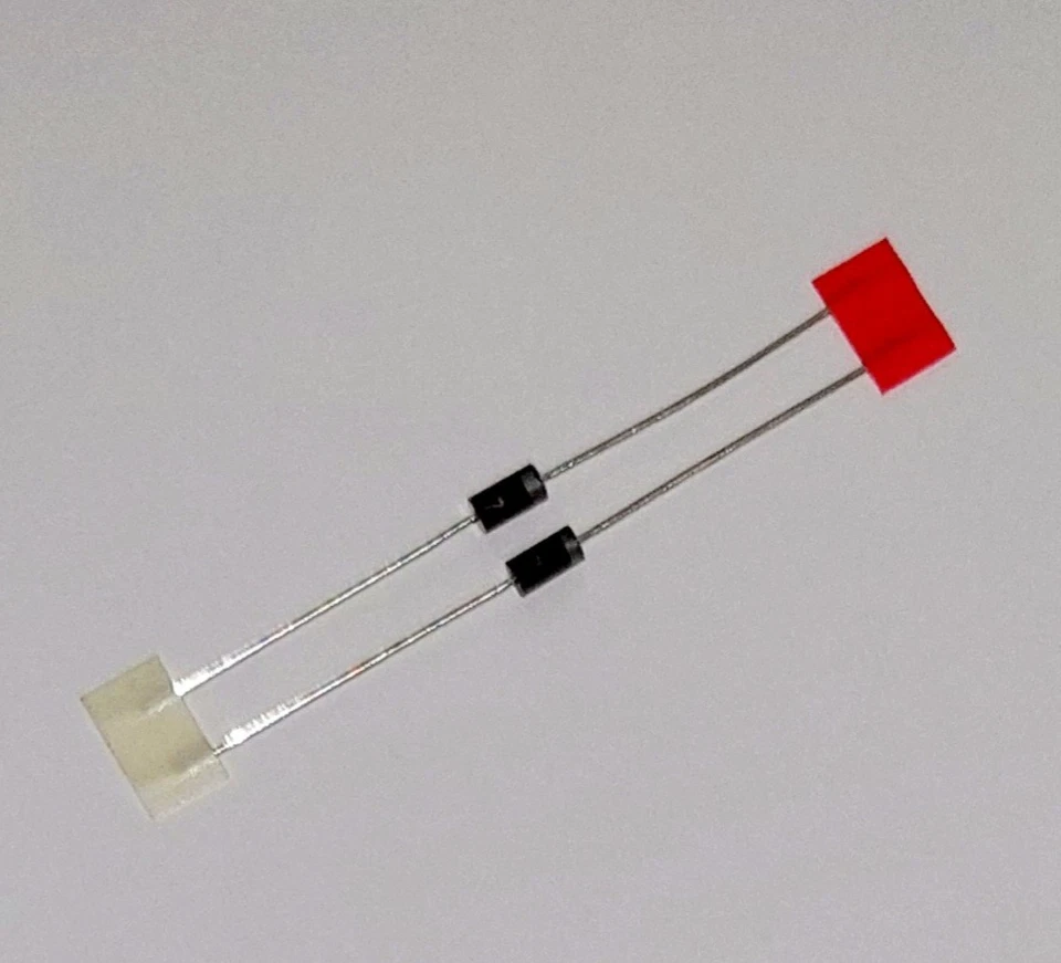 2 Dioden zum Entkoppeln der Kontrollleuchte, Sperrdioden für LED Blinker HAYM - Bild 1 von 1