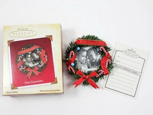 Sello 2005 para corona de abuelo soporte para fotos imán adorno nuevo en caja - Imagen 1 de 7