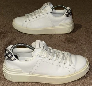 BALMAIN B Court Cls WOMENS Sneakers Size 7 Balmain Paris Designer - Picture 1 of 8