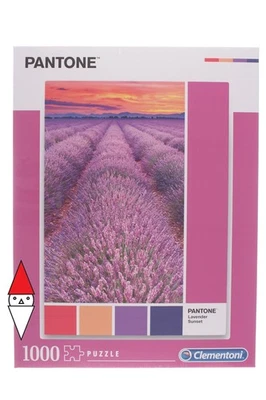PUZZLE TEMATICO CLEMENTONI COLORI PANTONE VIOLA LAVENDER SUNSET 1000 PZ - Immagine 1 di 2