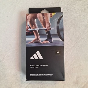 Adidas Ankle Joint Support Adult SlipOn Compression Moisture Wick Sleeve Size XL - Picture 1 of 4