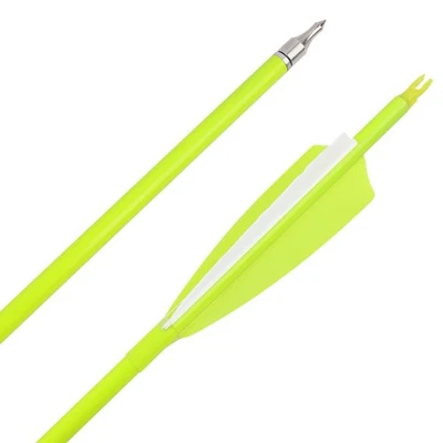 30" Archery Carbon Arrows 4" Feather SP500 600 Recurve Bow Compound Bow Hunting - Image 1 of 4