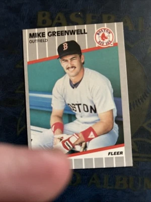 1989 Fleer - Mike Greenwell #90 Foto 1 de 4