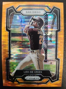 2024 Panini Prizm Prizms Orange Pulsar #64 Leo De Vries /399 - Bild 1 von 1